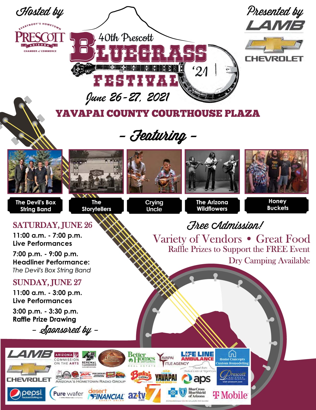 40th Annual Prescott Bluegrass Festival This Weekend Prescott ENews
