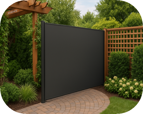 Can Retractable Privacy Screens Be Integrated With Existing Landscaping ...