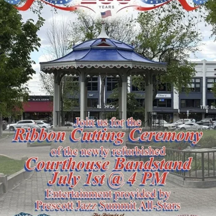 Yavapai County Bandstand Ribbon Cutting – Prescott Chamber of Commerce