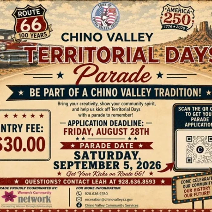 Chino Valley Territorial Days Returns September 4–7, 2026