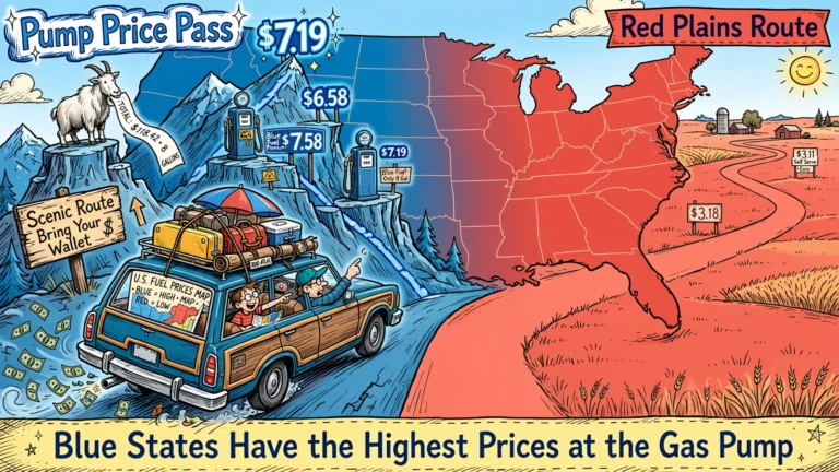Blue States Have the Highest Prices at the Gas Pump